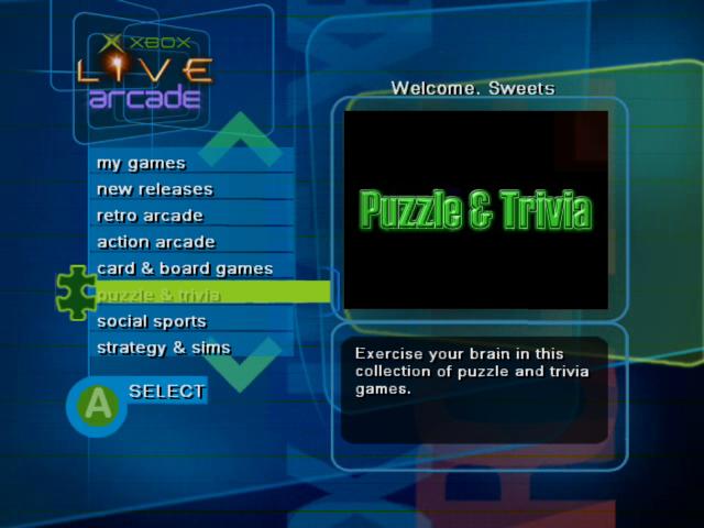 Xbox Live Arcade en images