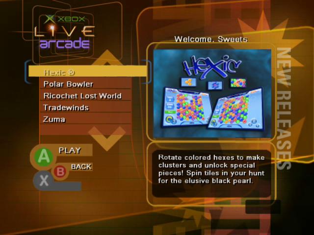 Xbox Live Arcade en images