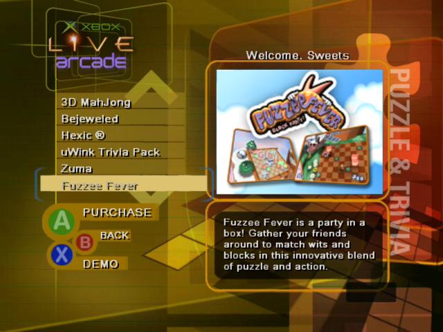 Xbox Live Arcade en images