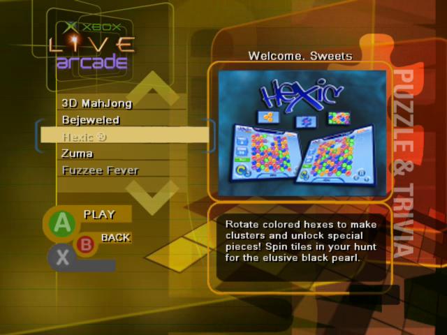 Xbox Live Arcade en images