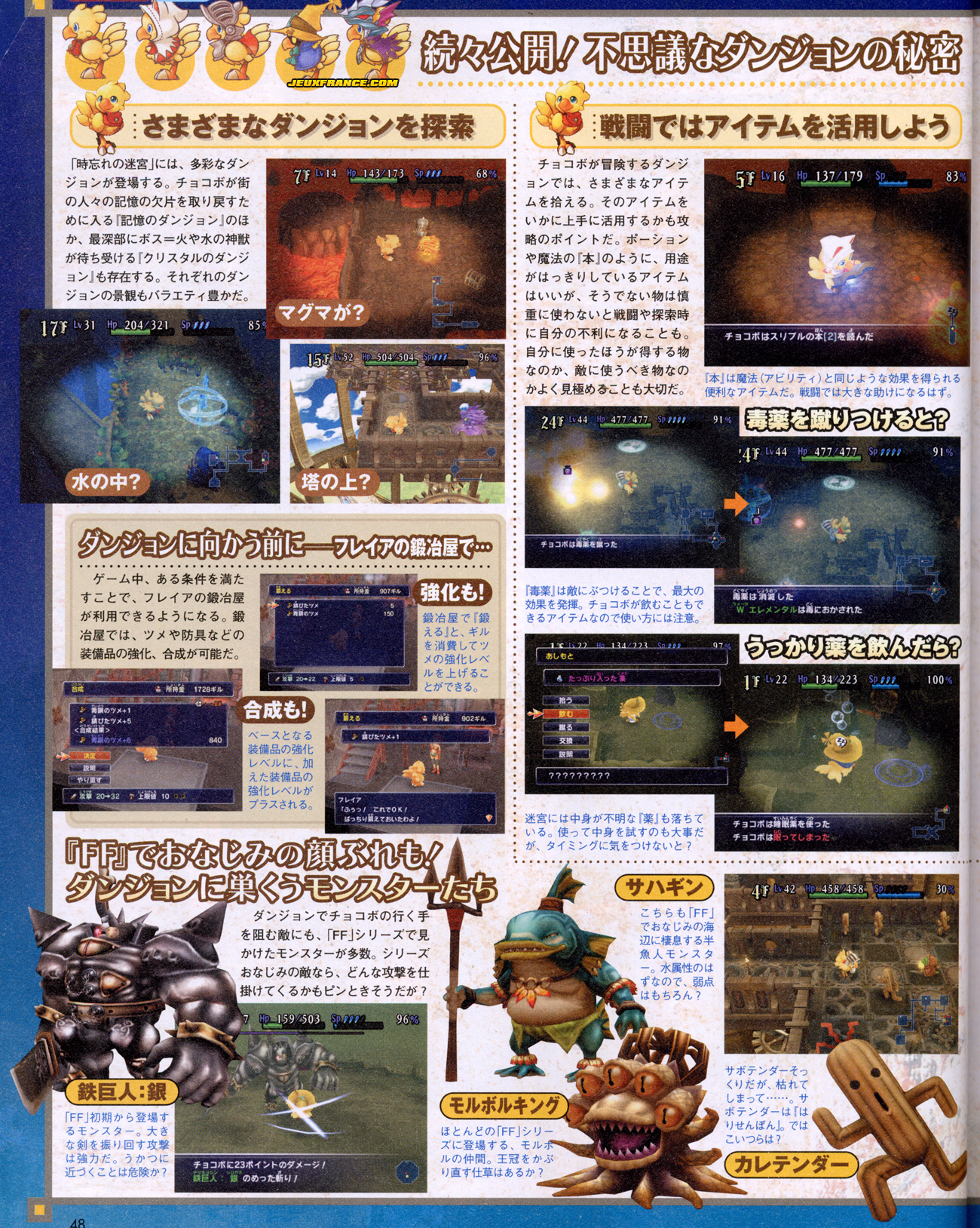 Chocobo's Dungeon Wii en images