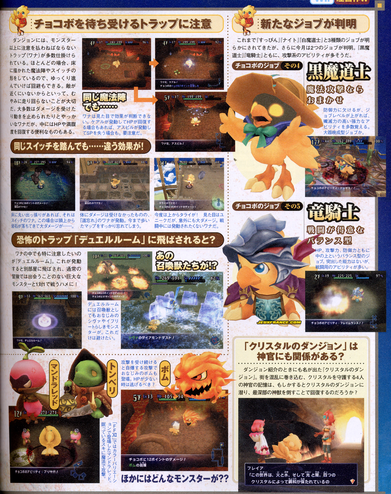 Chocobo's Dungeon Wii en images