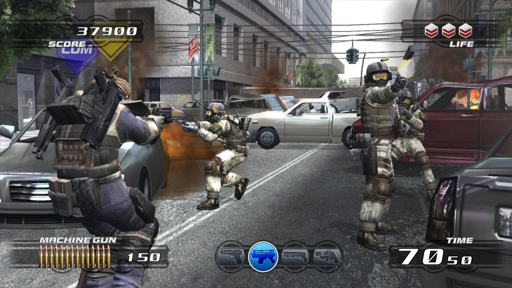 Time Crisis 4 vise en images