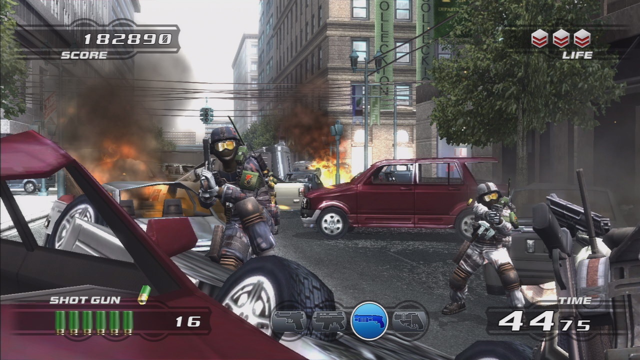 Time Crisis 4 en action