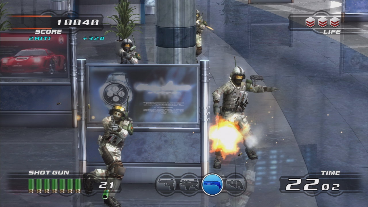 Time Crisis 4 en action