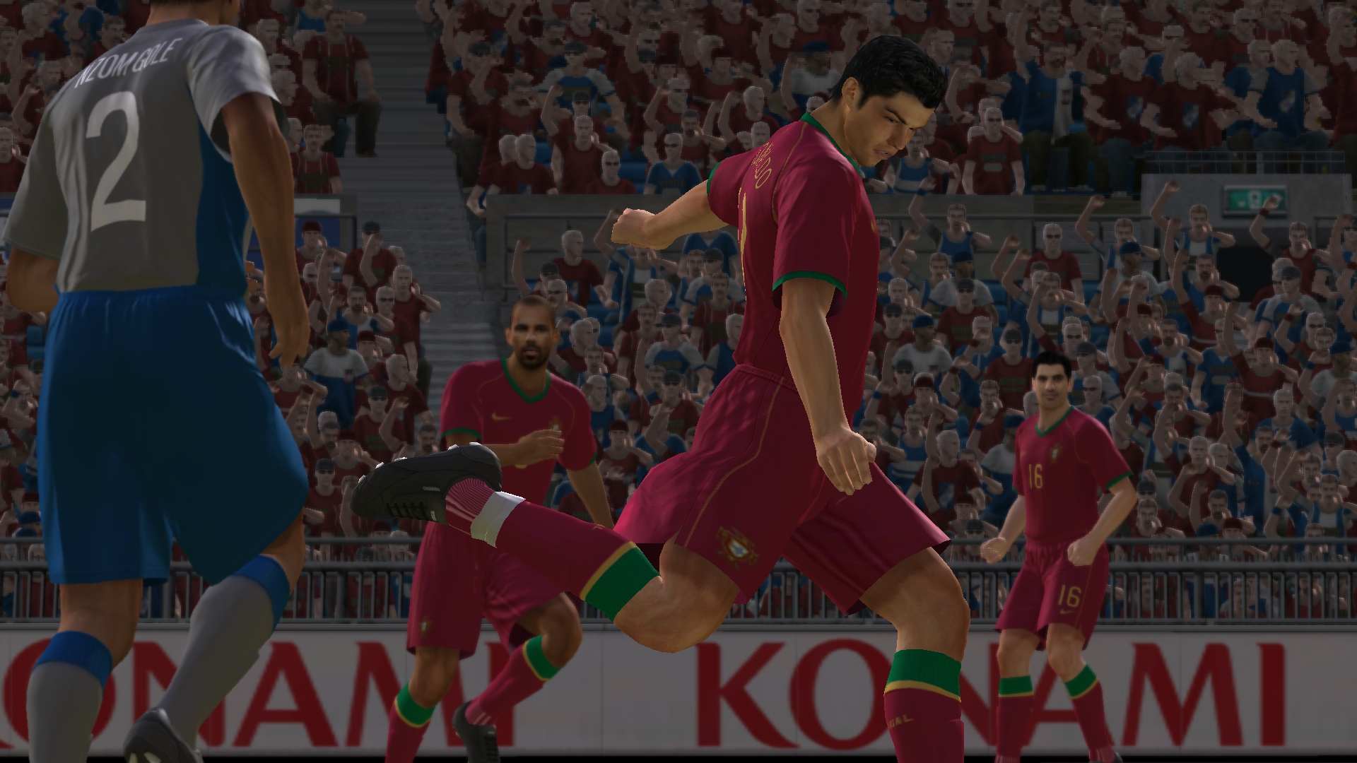 PES 2008 dribble en images