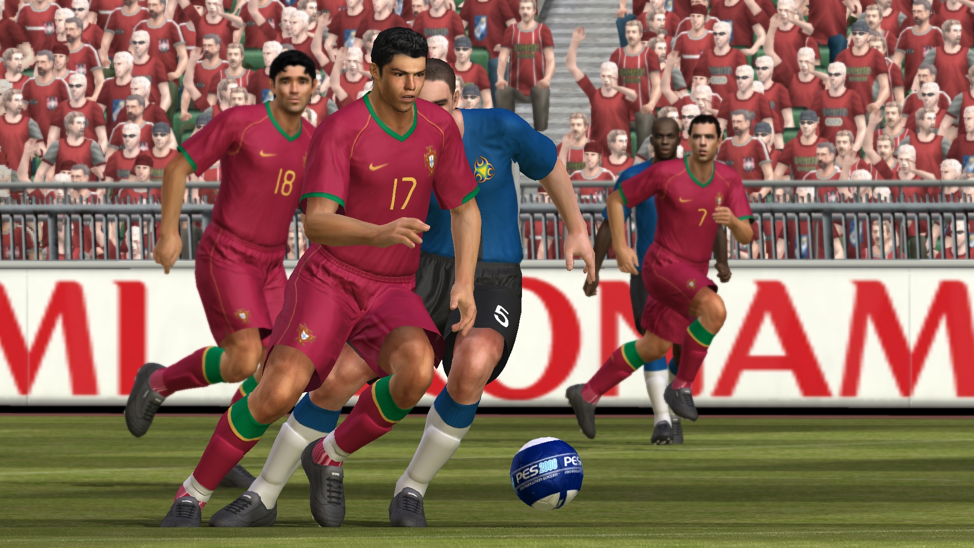 PES 2008 dribble en images