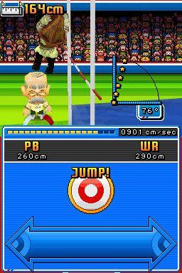 Solid Snake dans Track & Field