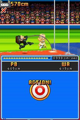 Solid Snake dans Track & Field