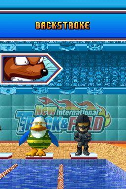 Solid Snake dans Track & Field