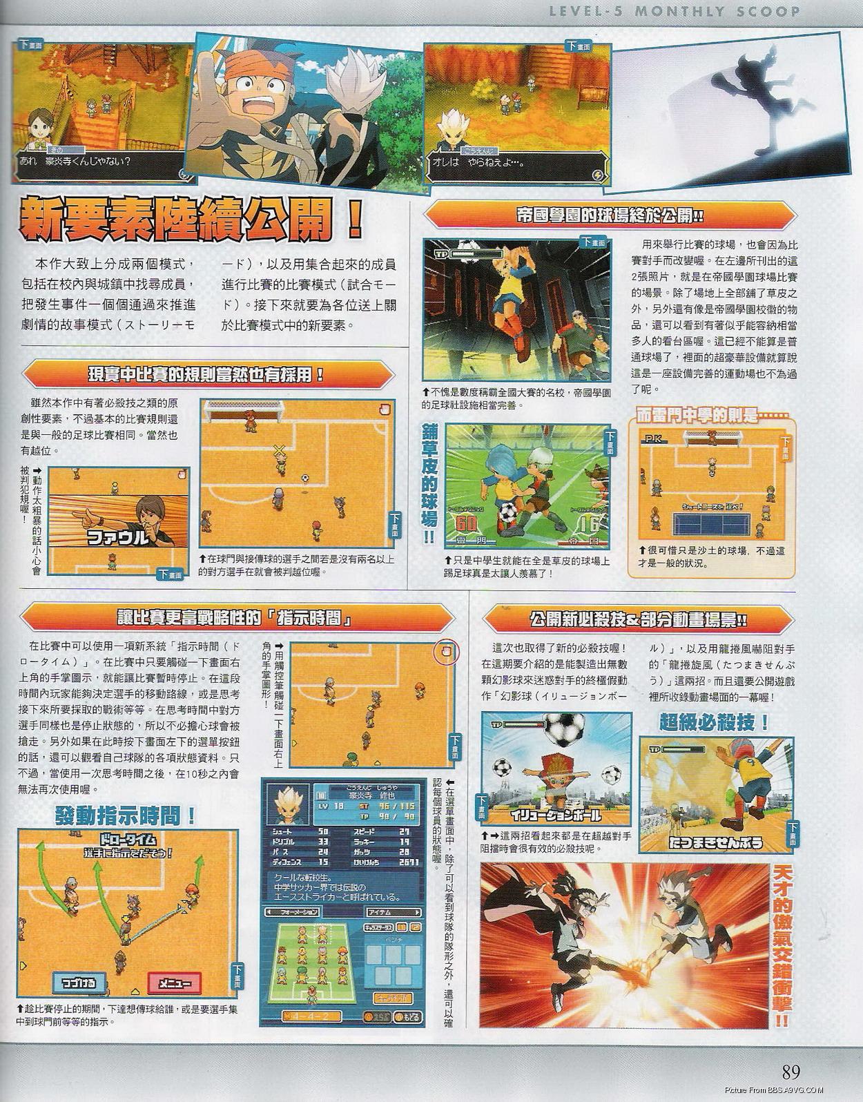 Inazuma Eleven shoot en images