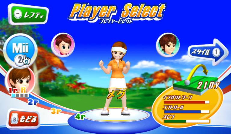 Mii Love Golf se précise