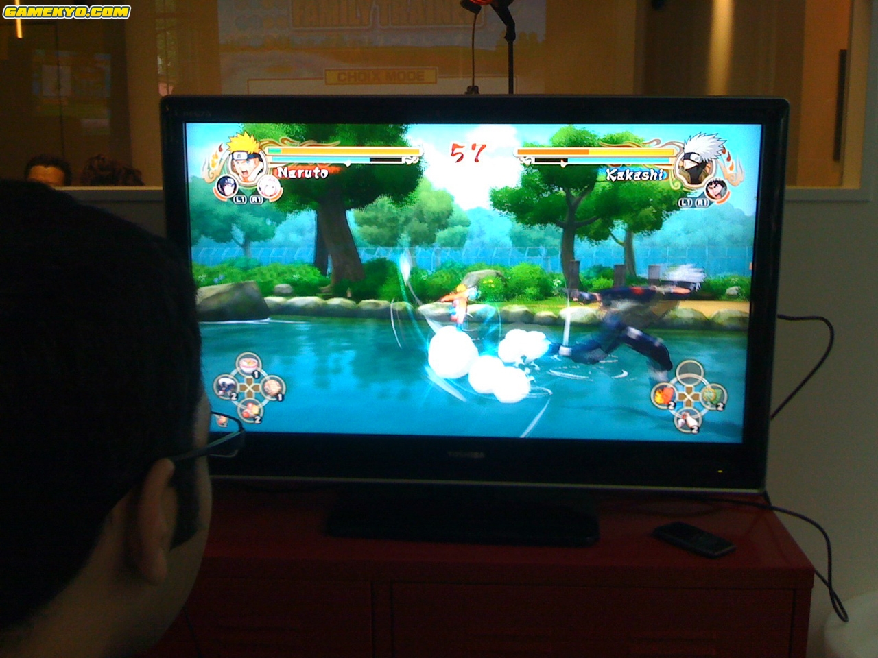 Naruto PS3 at Namco Bandai Conference in Paris