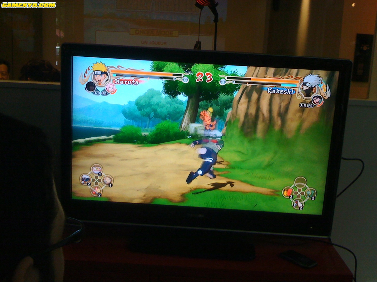 Naruto PS3 at Namco Bandai Conference in Paris