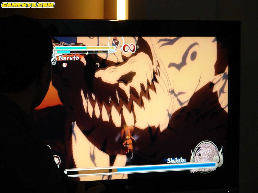 Naruto vs. Gaara dans Naruto Ultimate Ninja Storm