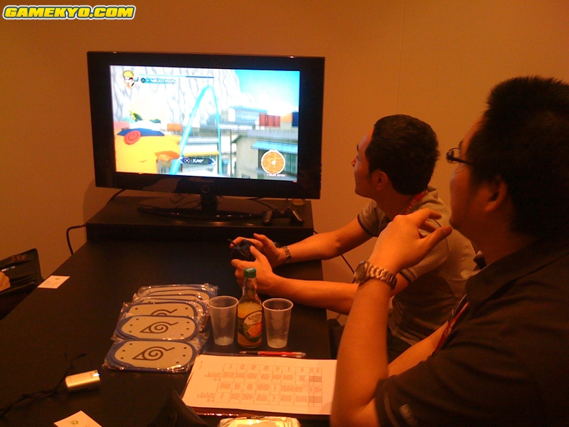 Naruto Ultimate Ninja Storm demo by Hiroshi Matsuyama at GC !