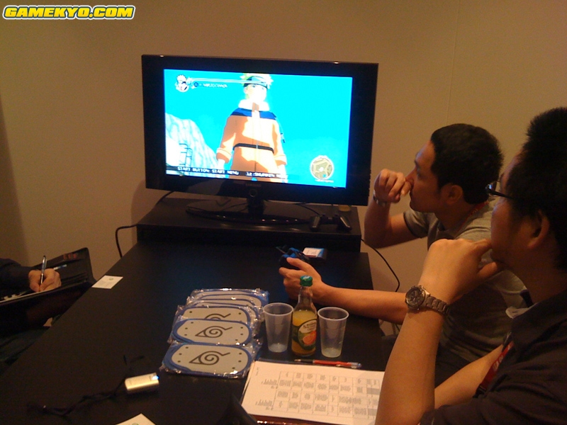 Naruto Ultimate Ninja Storm demo by Hiroshi Matsuyama at GC !