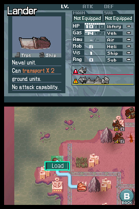 Advance Wars 2 sur le terrain