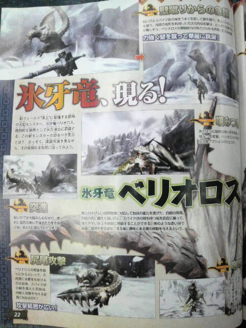 Famitsu : Monster Hunter 3 jette un froid en images