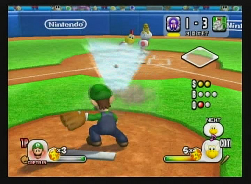 Mario Super Sluggers s'illustre