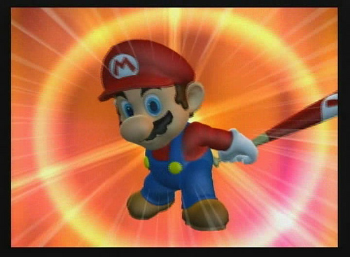 Mario Super Sluggers s'illustre
