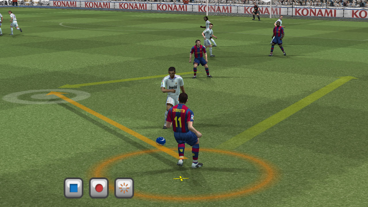 Pro Evolution Soccer 2008 en action