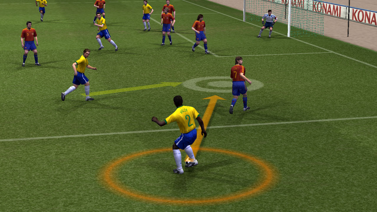 Pro Evolution Soccer 2008 en action