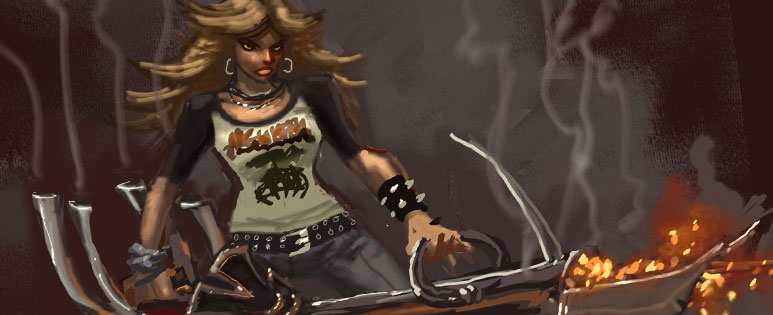 Brütal Legend prend la pose