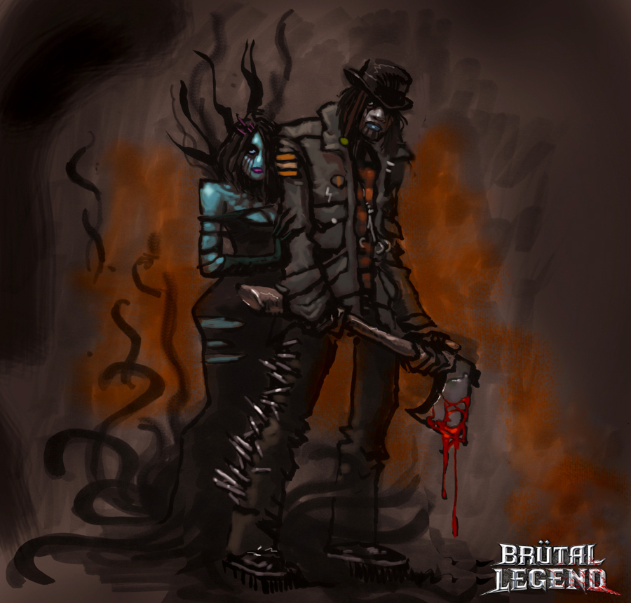 Brütal Legend prend la pose