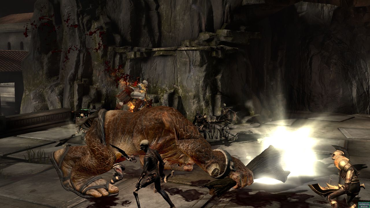 God of War 3 : Kratos découpe en images