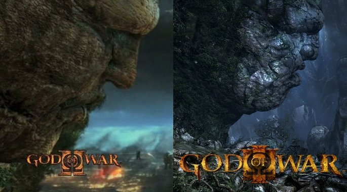 God of War III, comparé en images avec GoW II