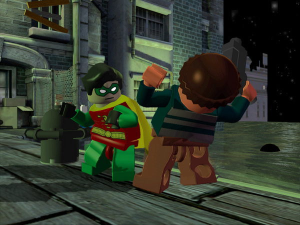 Lego Batman fait un signe
