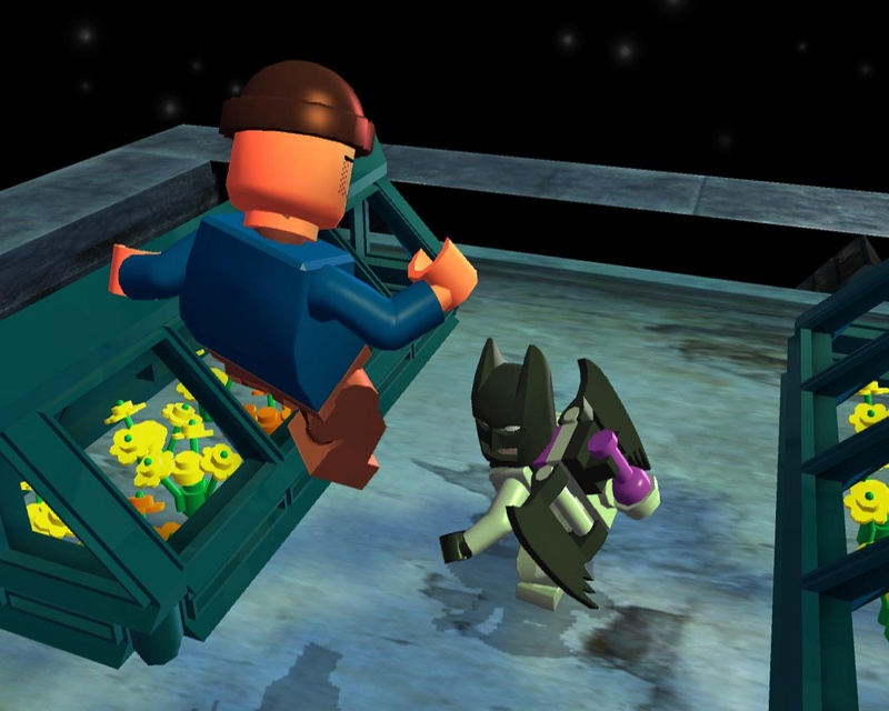 Lego Batman fait un signe