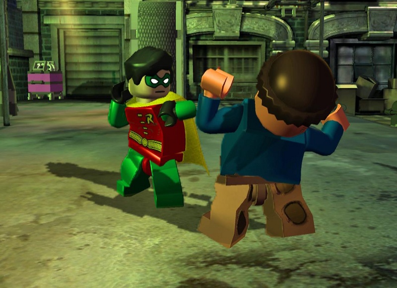 Lego Batman fait un signe
