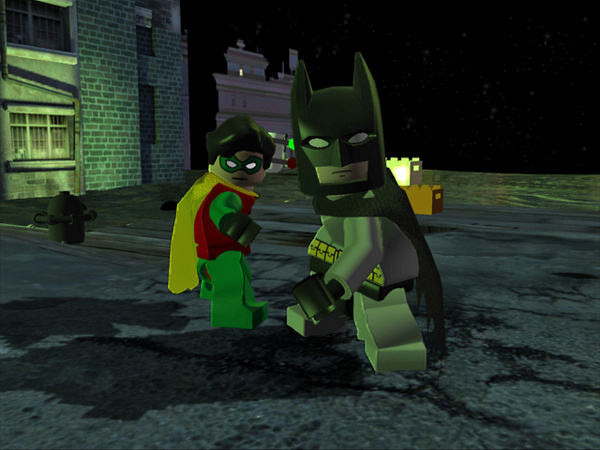 Lego Batman fait un signe