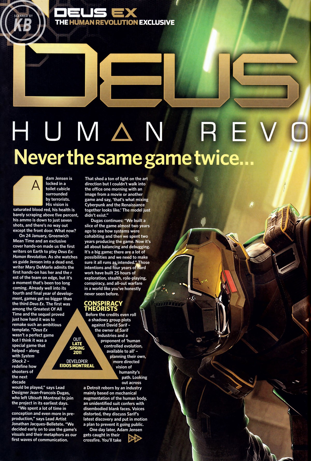 Scans Deus Ex : Human Revolution