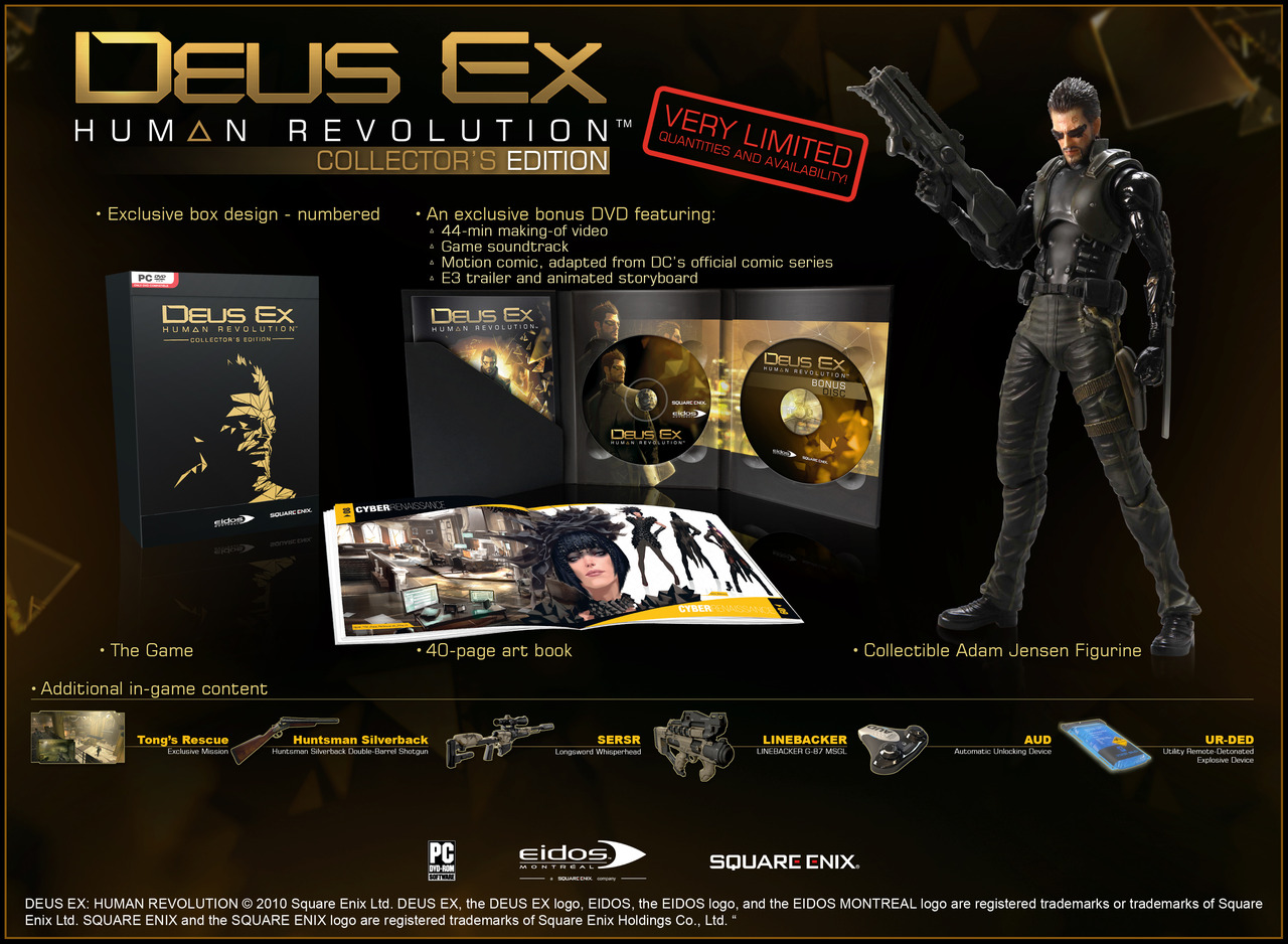 Deus Ex HR : une belle édition collector [UP]