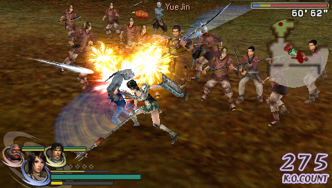 Warriors Orochi PSP imagé