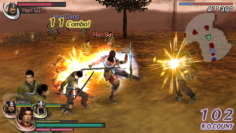 Warriors Orochi PSP imagé