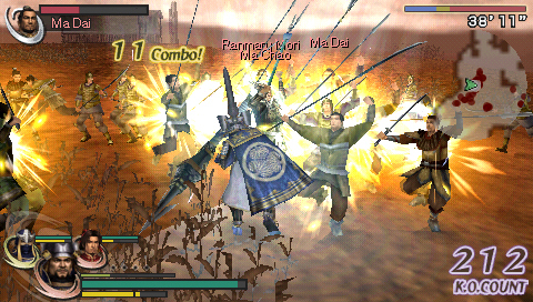 Warriors Orochi PSP imagé