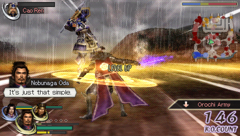 Warriors Orochi PSP imagé