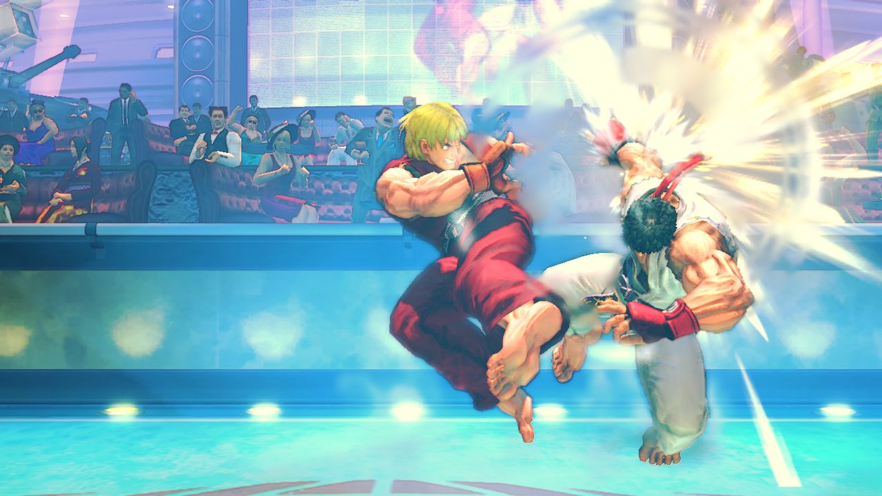 Street Fighter IV : Abel vs Guile
