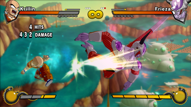 DBZ Burst Limit : Freezer attaque