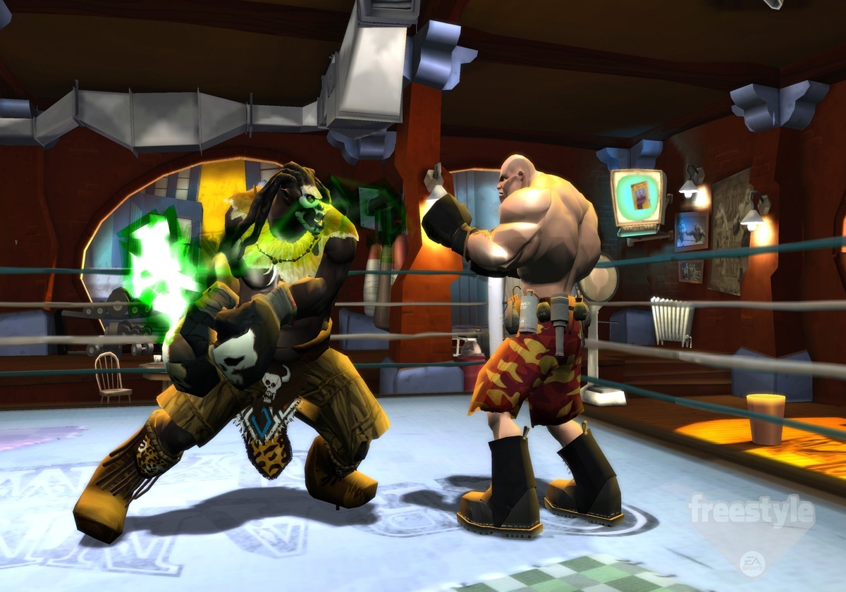 Some new screenshots for Facebreaker Wii