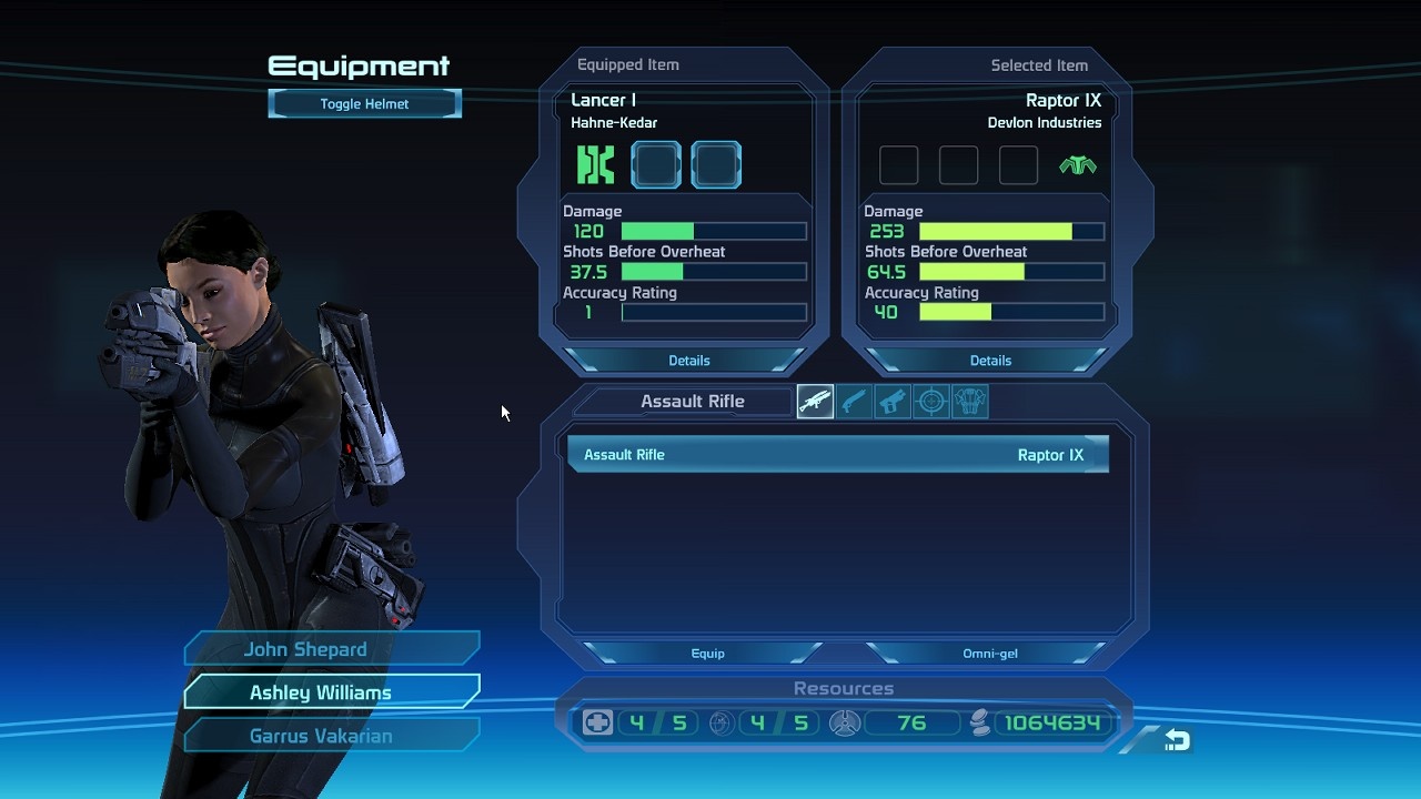Mass Effect : protection simplifiée