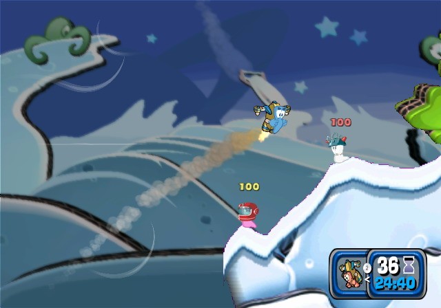 Worms Wii : quelques images