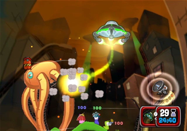 Worms Wii : quelques images