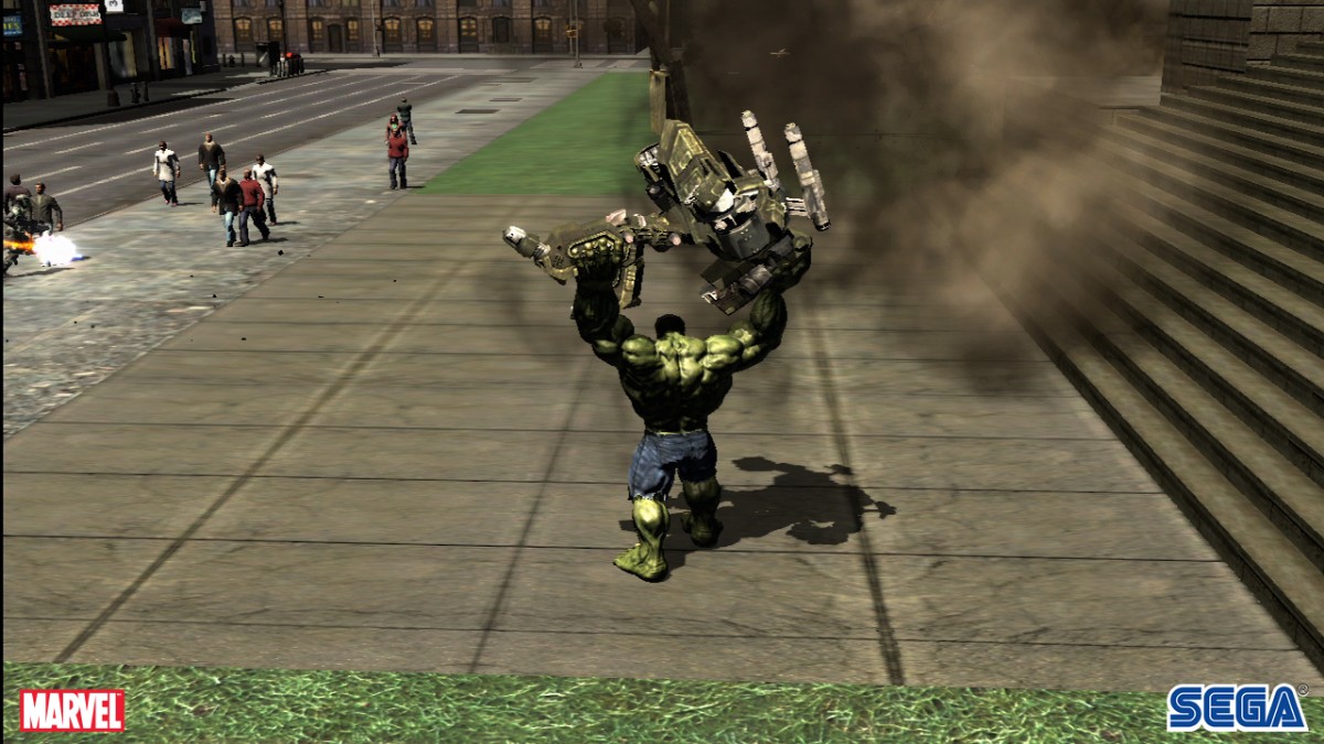 L'Incroyable Hulk cogne en images