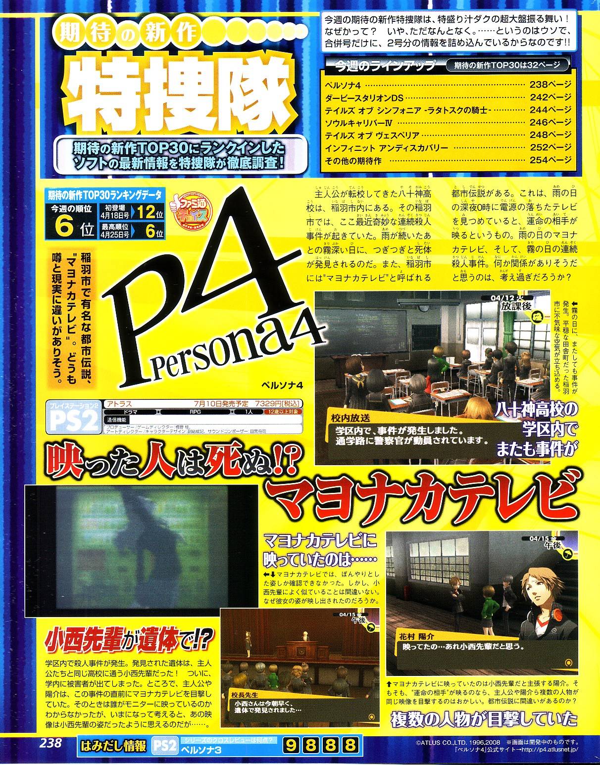 Vidéo persona 4