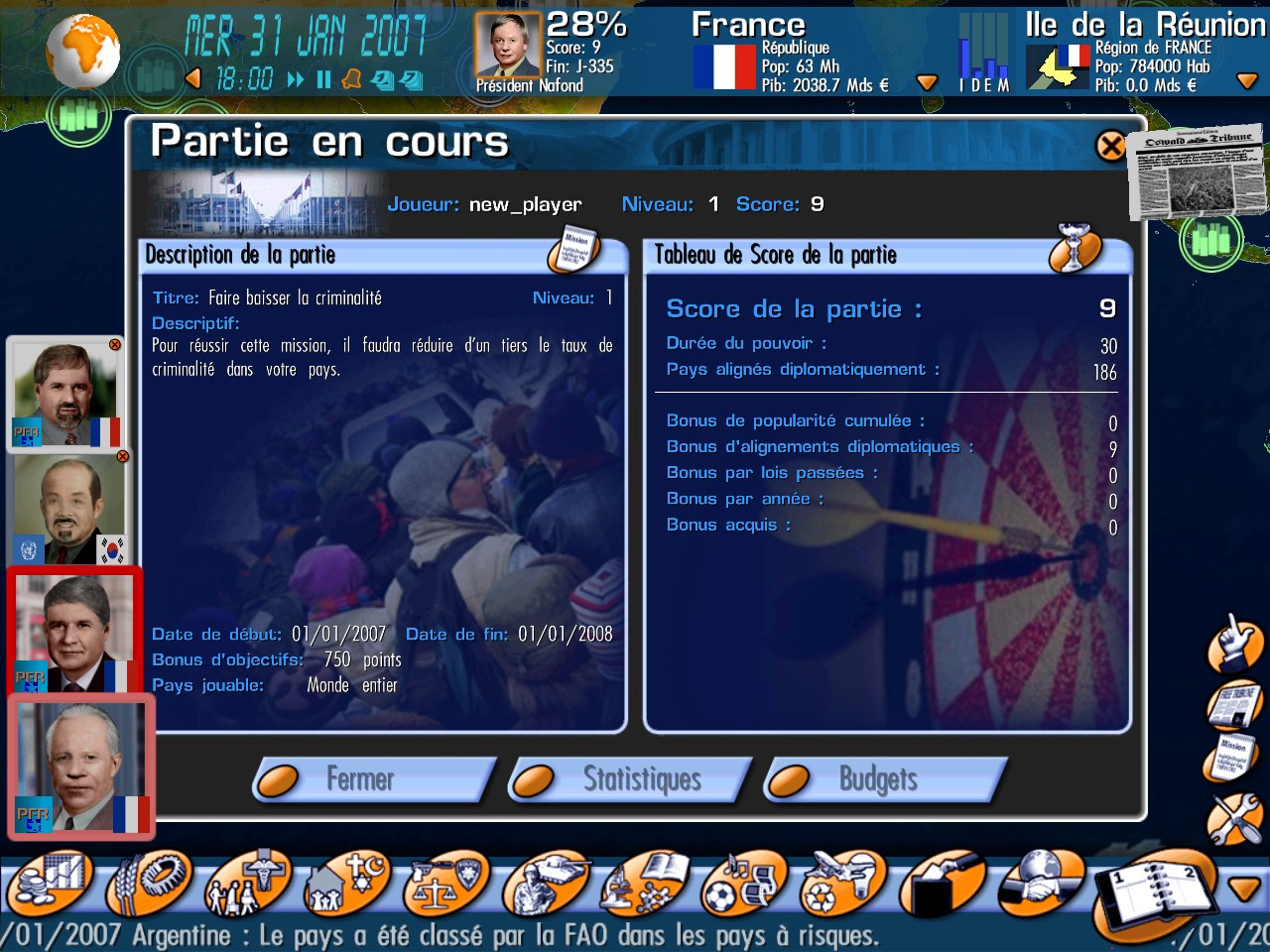 Vidéo GeoPolitical Simulator